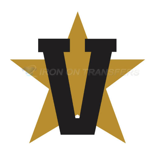 Vanderbilt Commodores Logo T-shirts Iron On Transfers N6795 - Click Image to Close